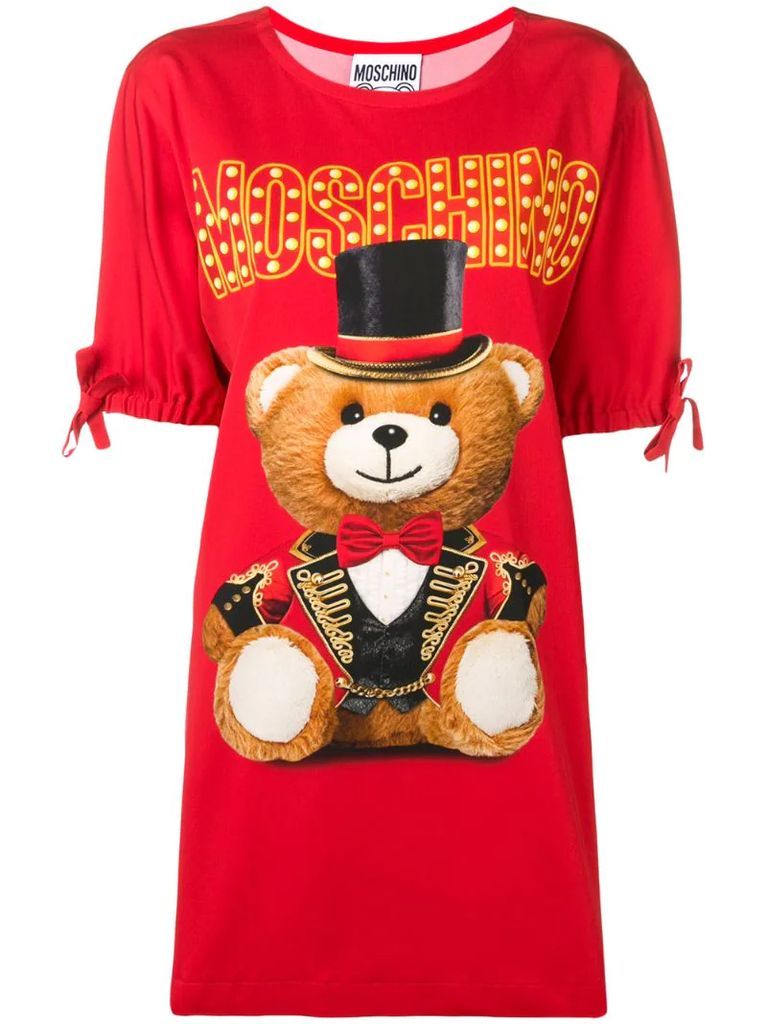 Circus Teddy Bear T-shirt dress