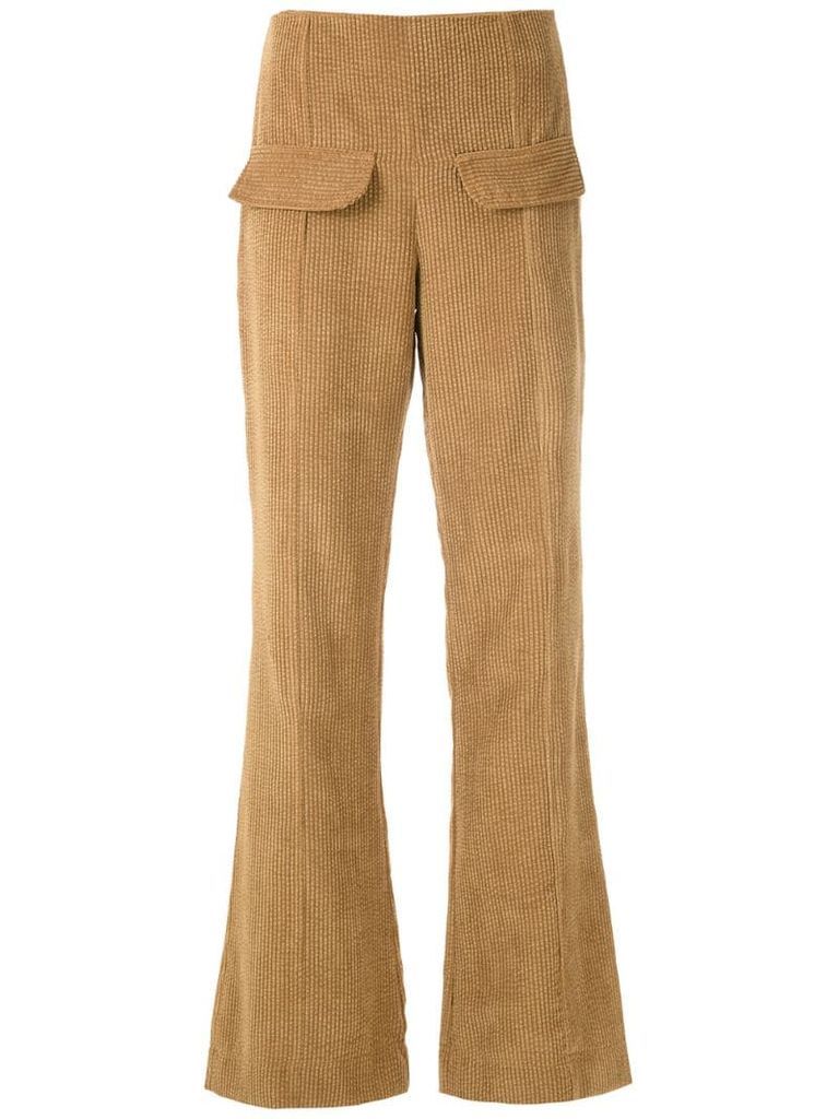 Rudge flared trousers