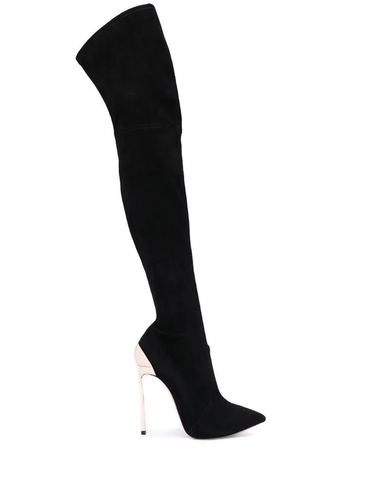 Techno Blade thigh-length boots