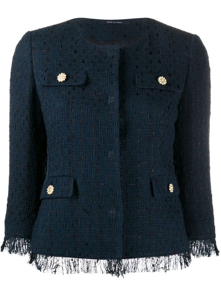 Meg tweed style cropped jacket