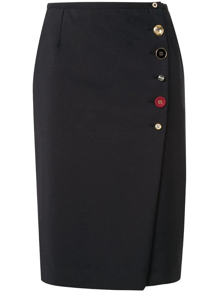 button-up skirt