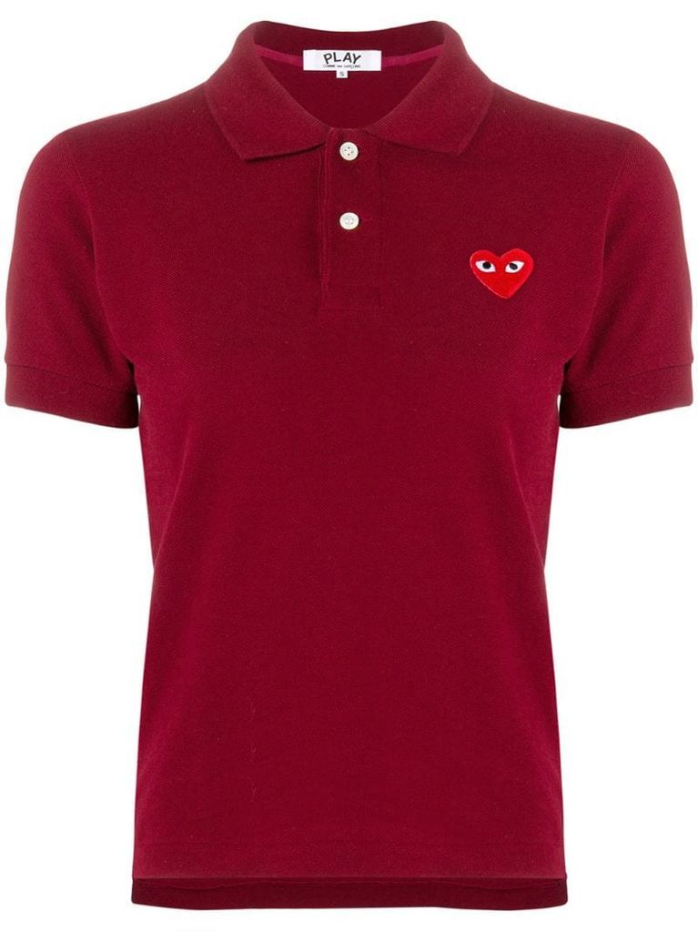 logo patch polo shirt