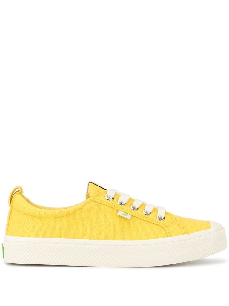 OCA Low Yellow Canvas Sneaker