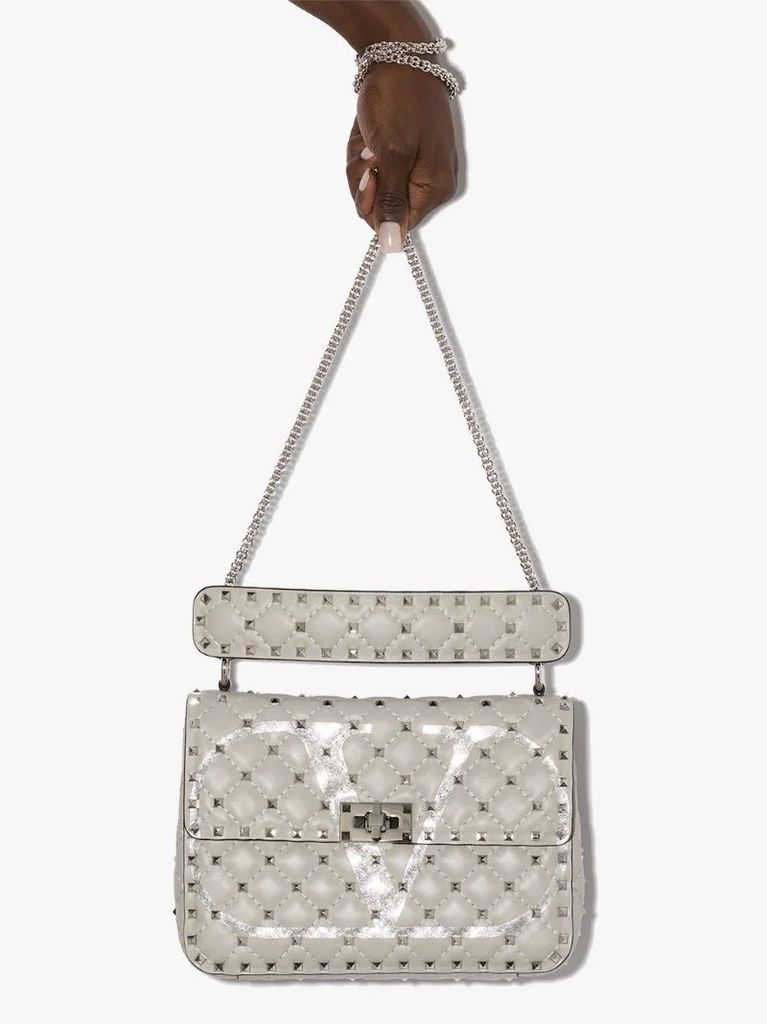 VLOGO Rockstud shoulder bag