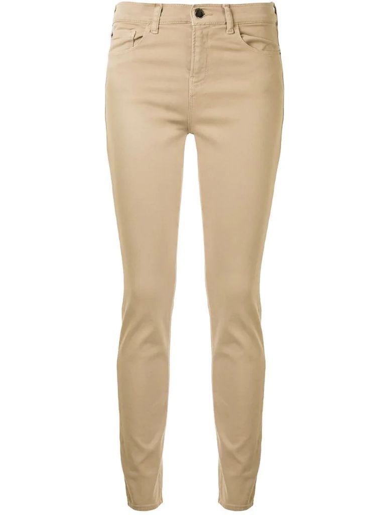 low rise skinny trousers