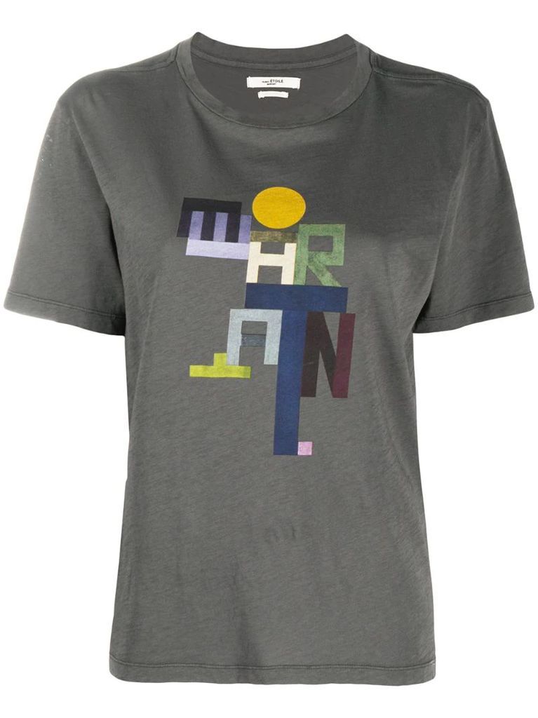 Zewel logo-print cotton T-shirt