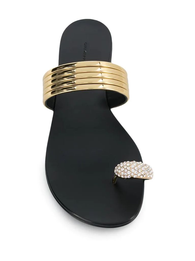 Clizia crystal-embellished sandals