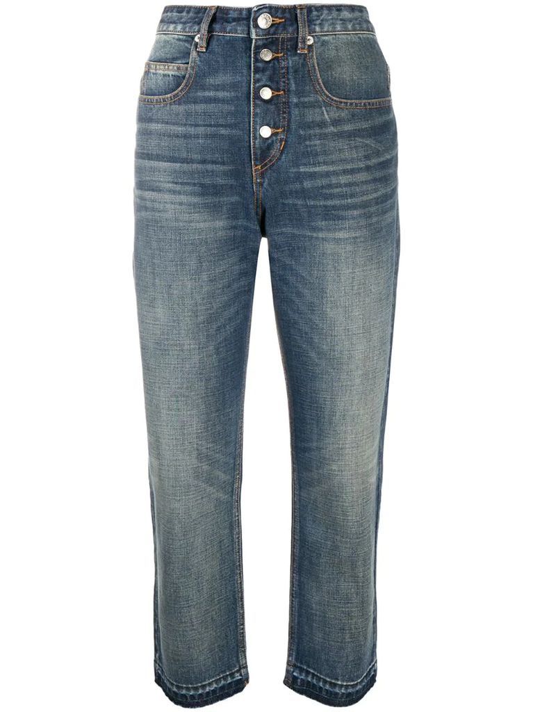 Belden high rise cropped jeans