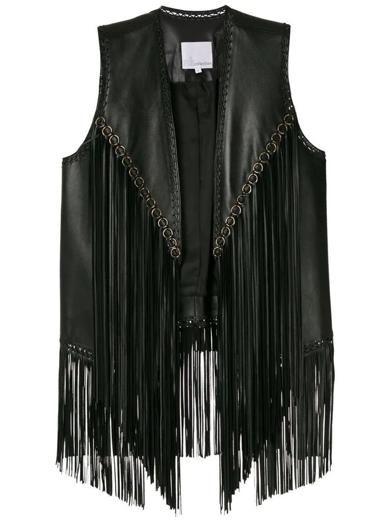 leather Fabiana vest