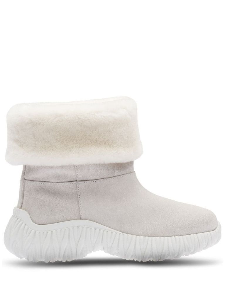 shearling-lined ankle boots