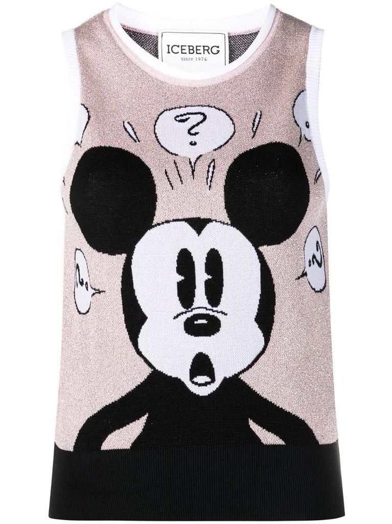 Mickey Mouse knitted vest