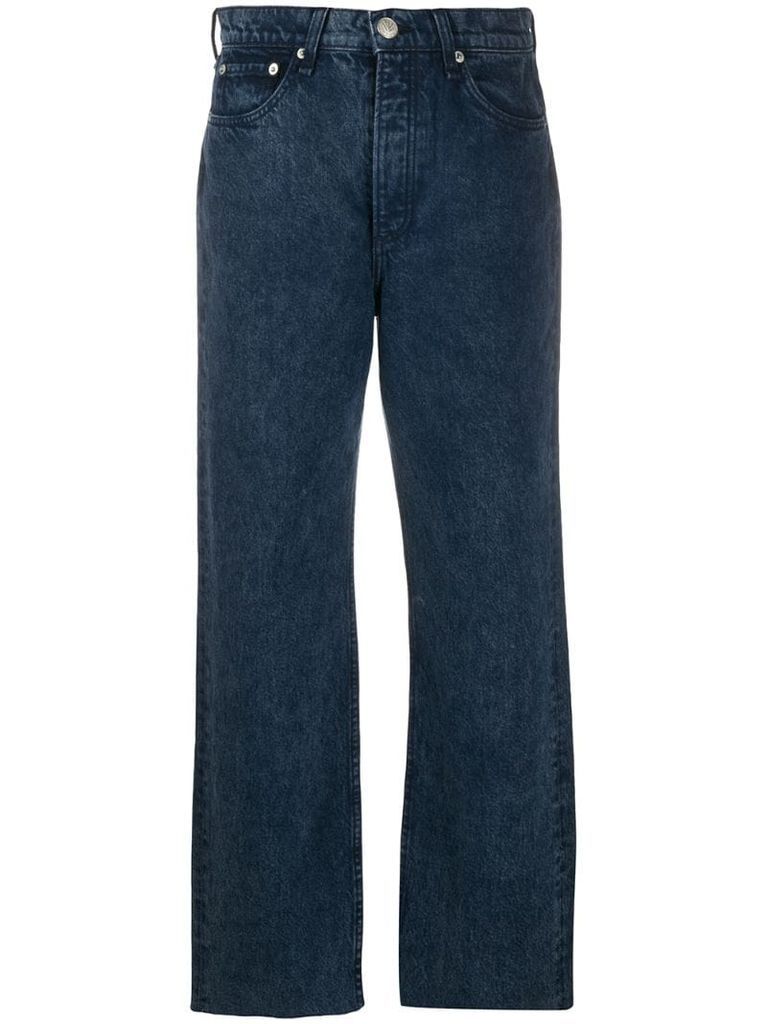 Ruth high-rise straight jeans