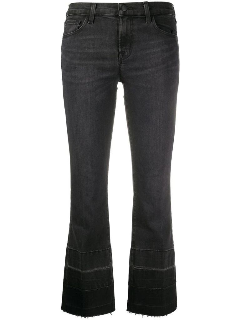 Selena mid-rise bootcut jeans