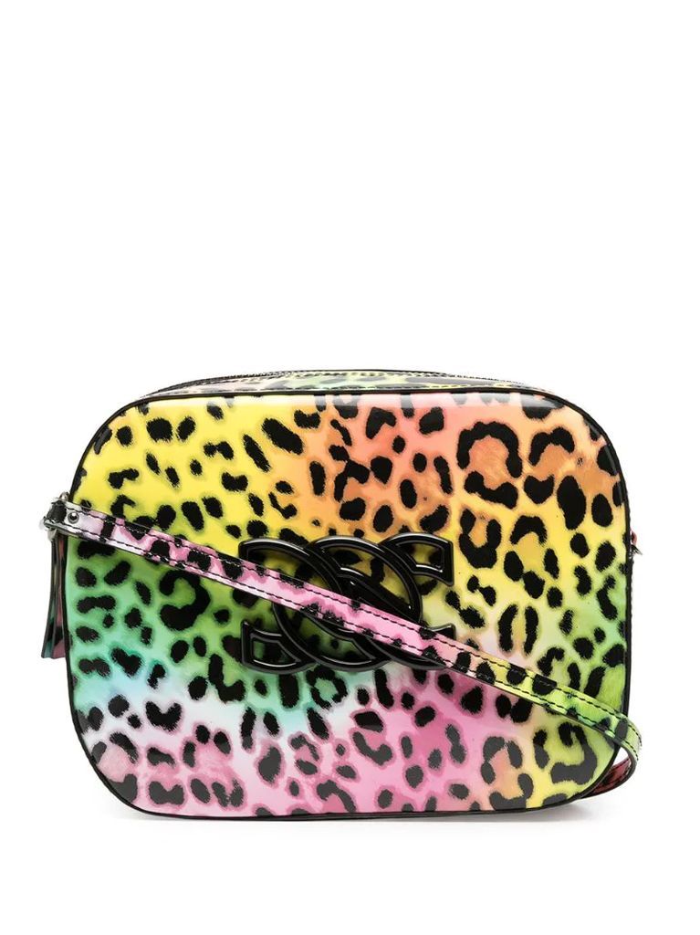 leopard-print mini bag