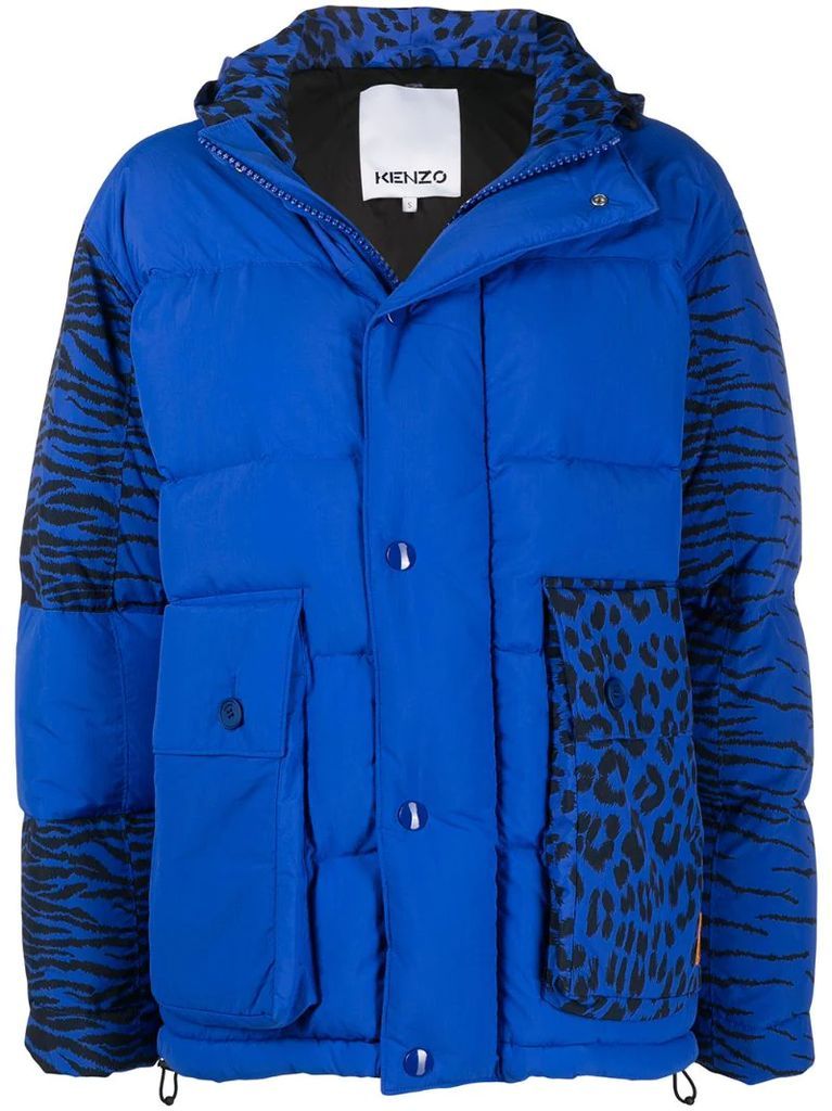leopard tiger pattern jacket