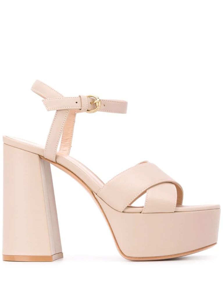 Bebe 115mm platform sandals