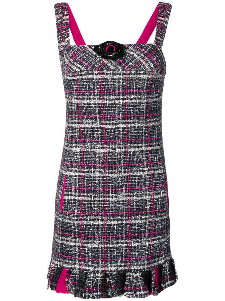 2007's checked tweed dress