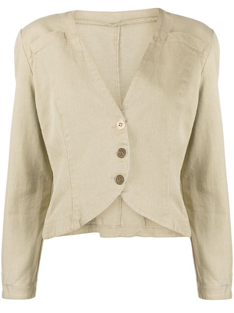 1980s structured jacket