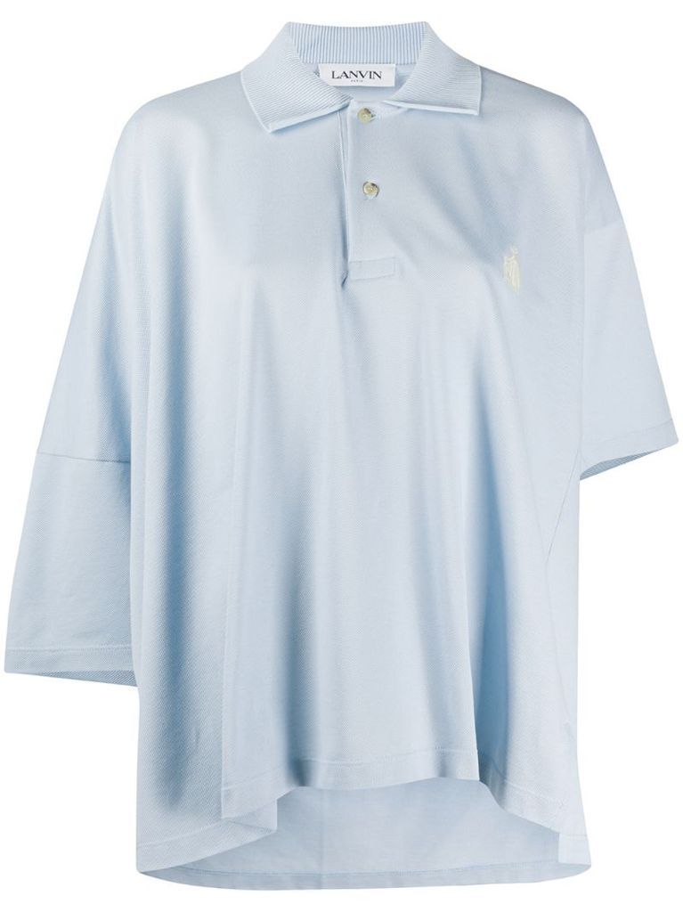 oversized polo shirt