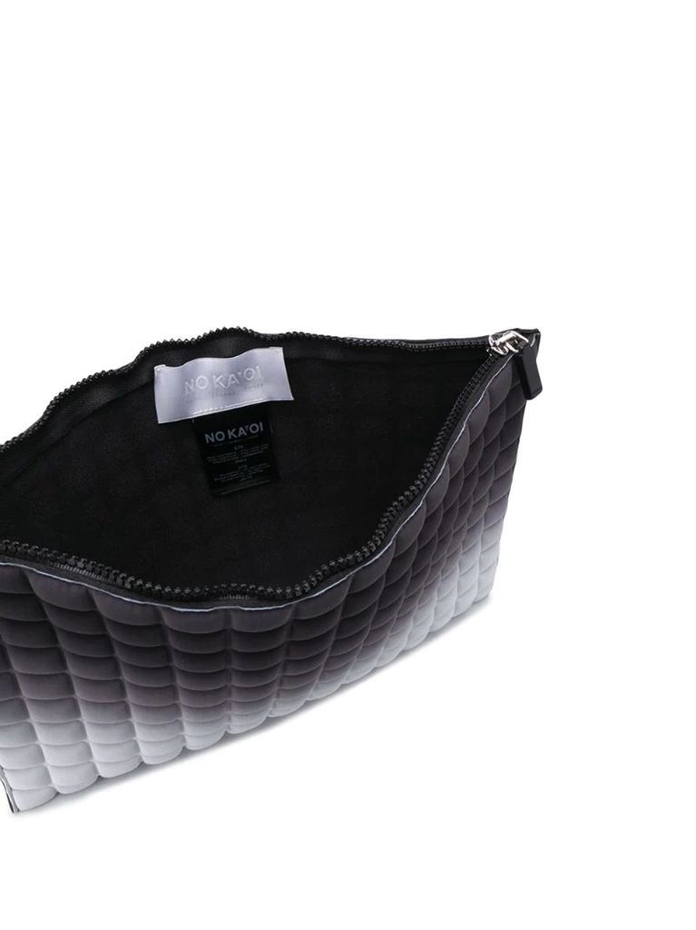 large quilted clutch bag