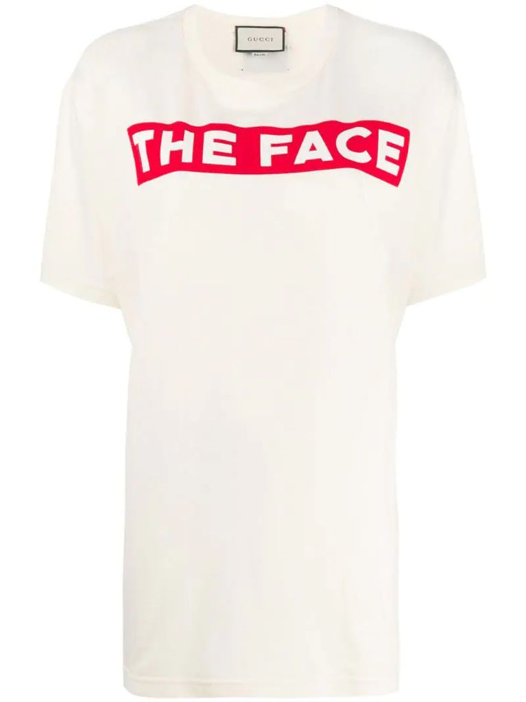 The Face print T-shirt
