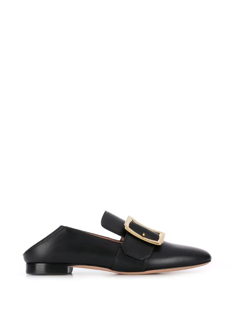 front buckle loafers