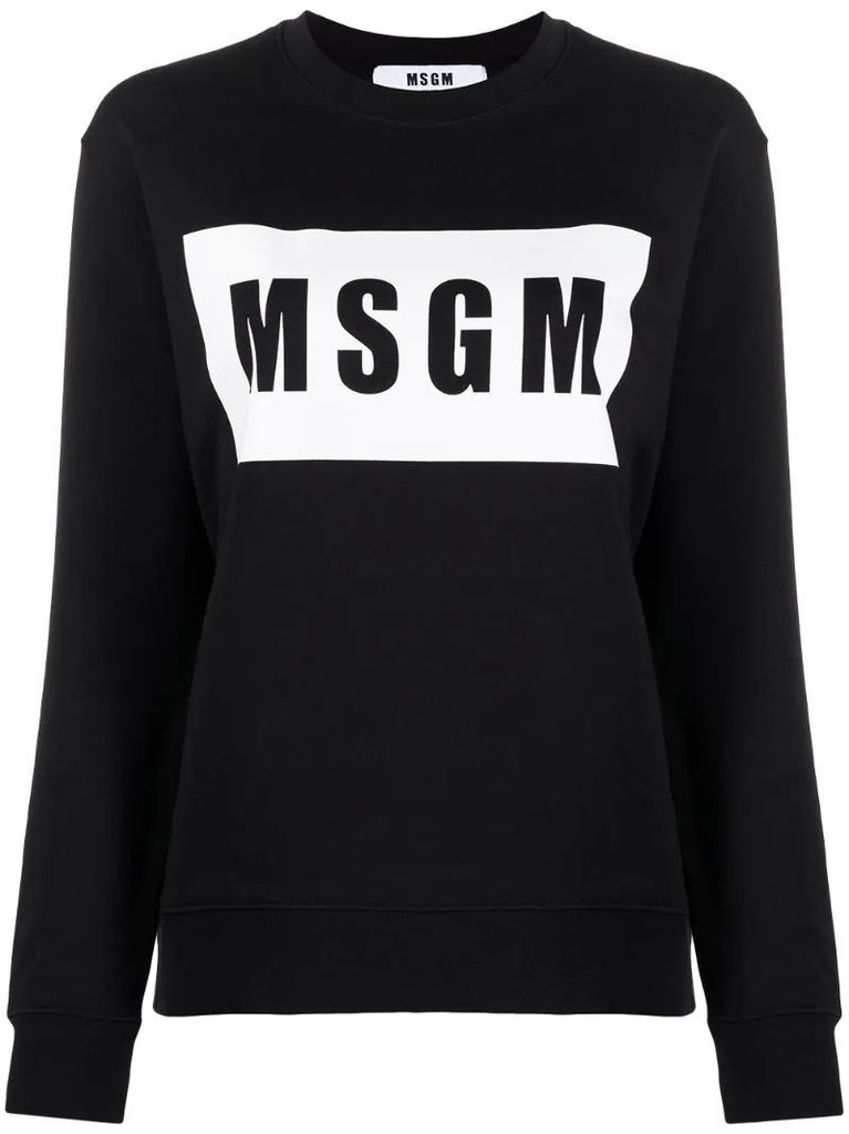 logo-print long-sleeve sweatshirt