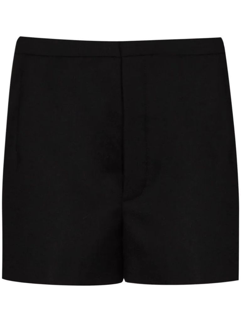tailored pleated shorts