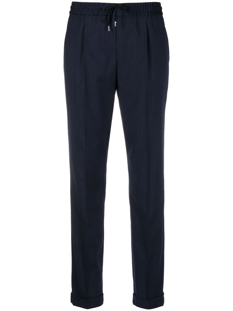 tailored drawstring trousers