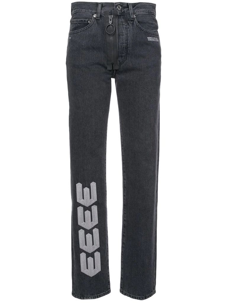 straight leg jeans