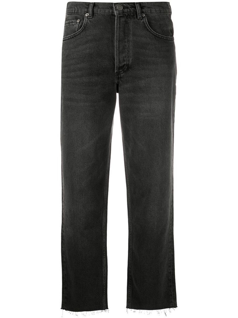 Tommy high-rise straight jeans
