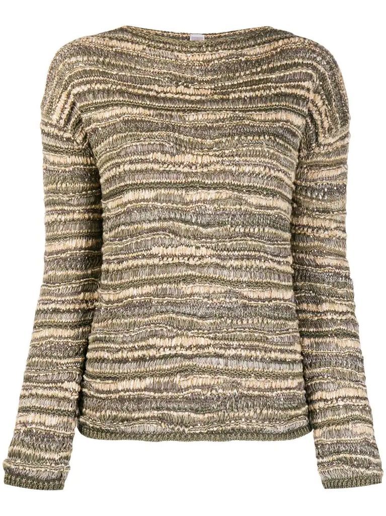 long-sleeve knit jumper