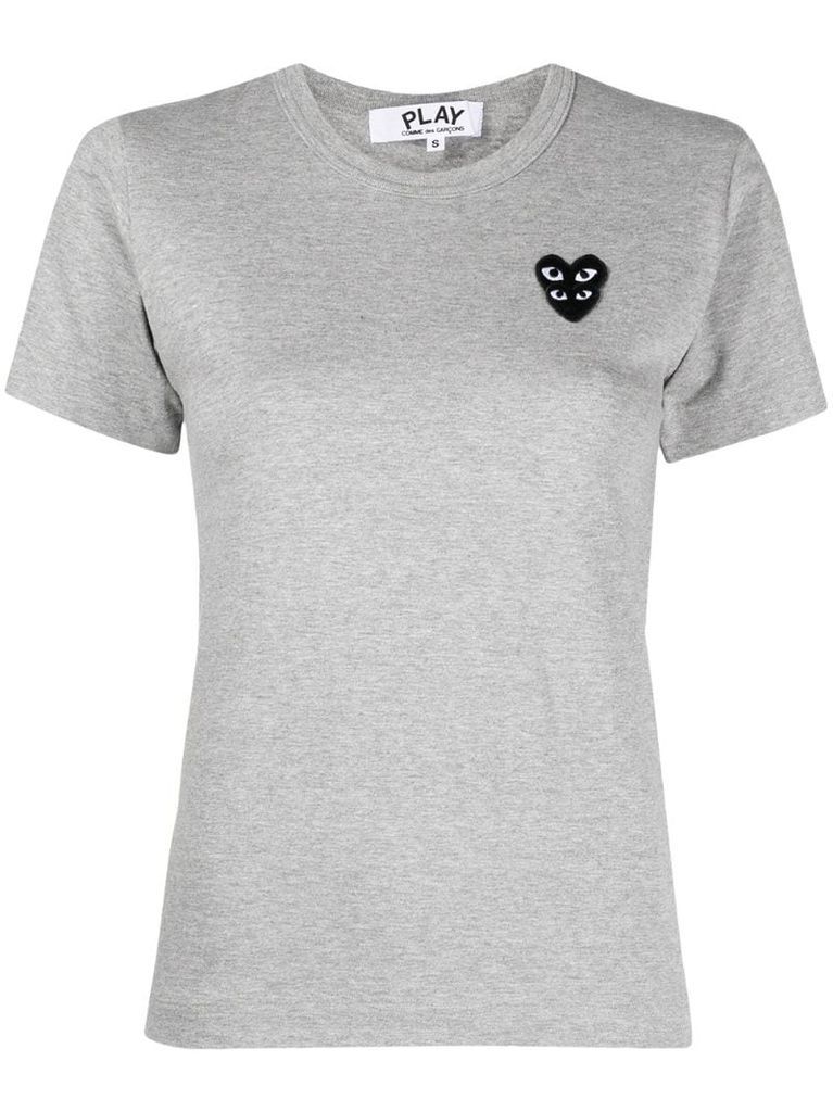logo-embroidered short-sleeved t-shirt