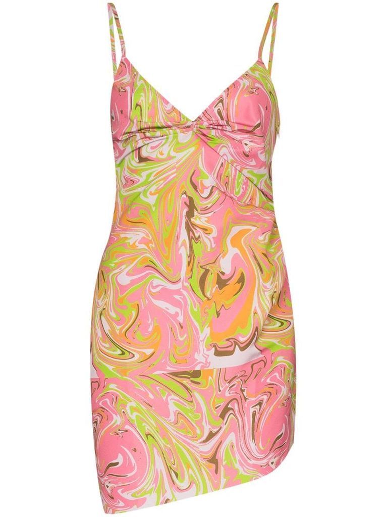 Party Girl graphic-print dress