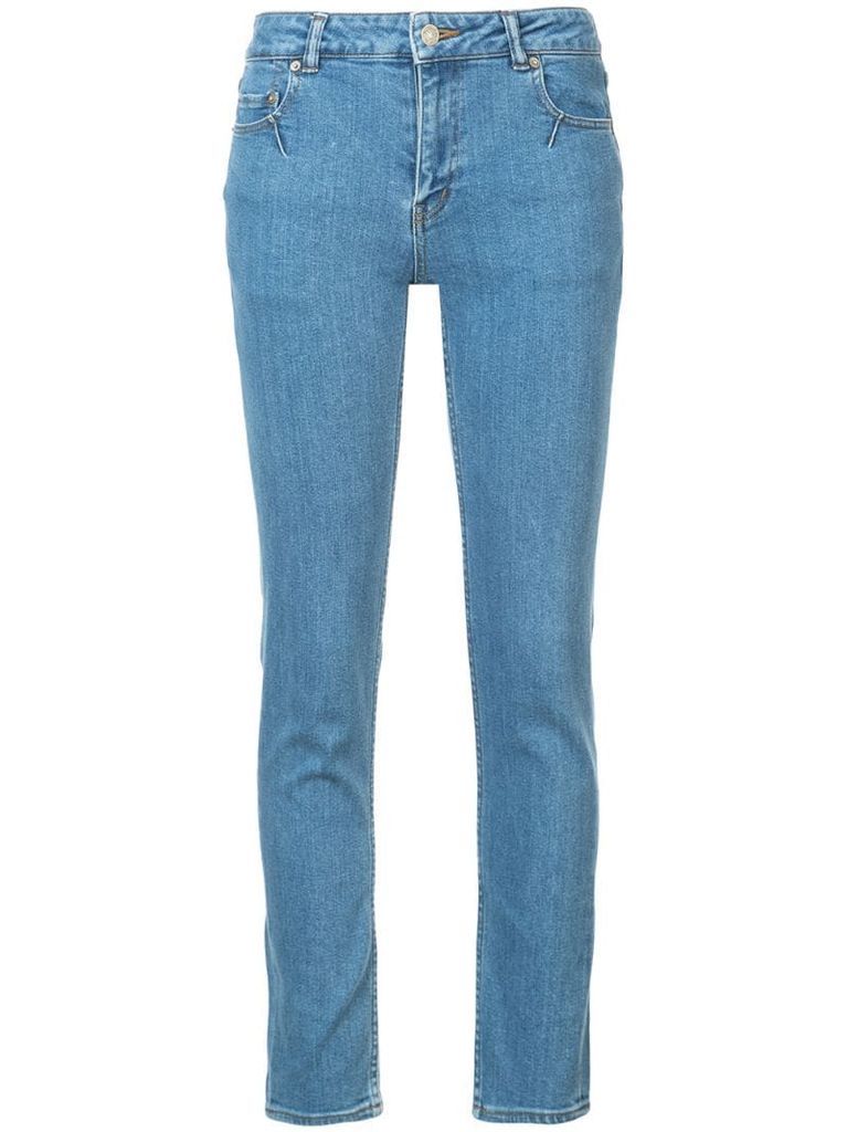 woven skinny jeans