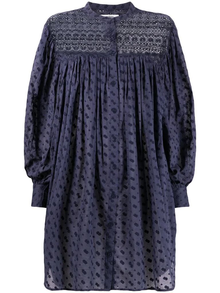 broderie anglaise cotton dress