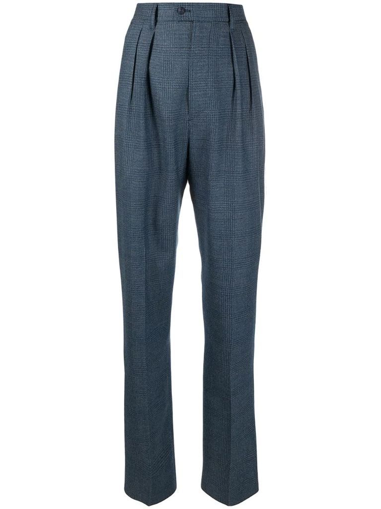 prince of wales tailored trousers