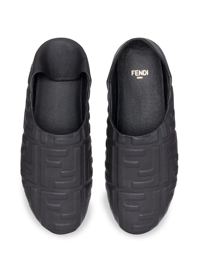 embossed FF monogram slippers