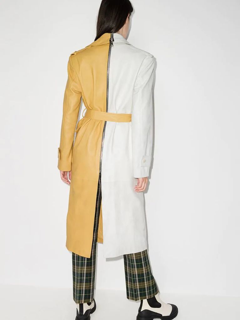 Pirello sheepskin trench coat