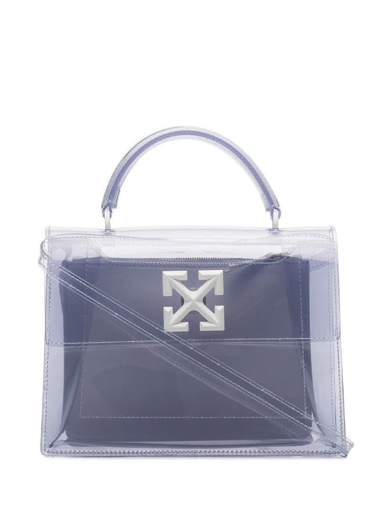 Transparent Jitney 2.8 tote bag