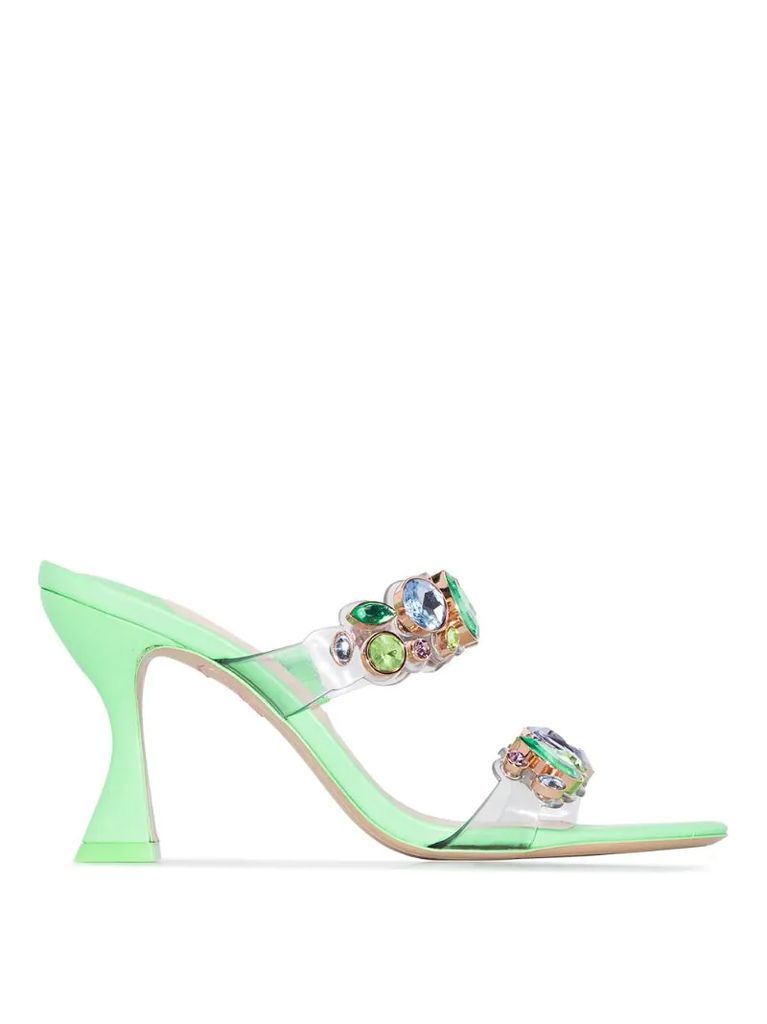 Ritzy 85mm crystal-embellished sandals