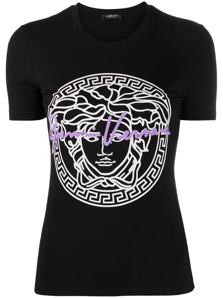 Medusa head motif T-shirt