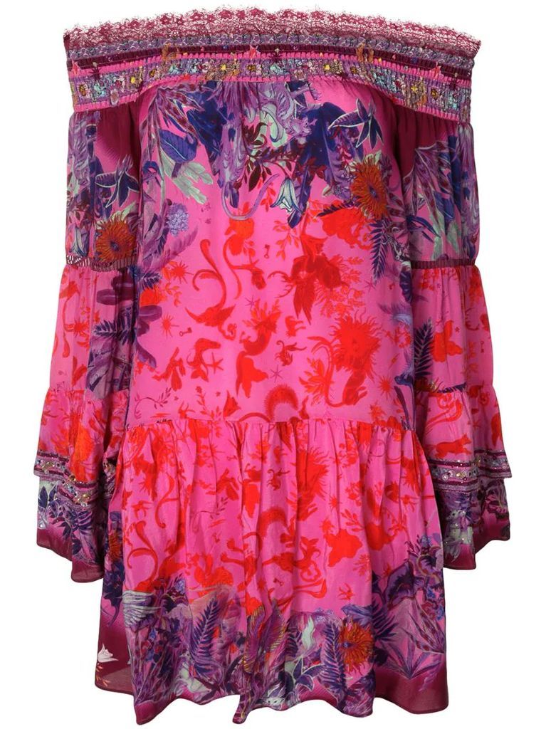 Tropic of Neon bandeau dress