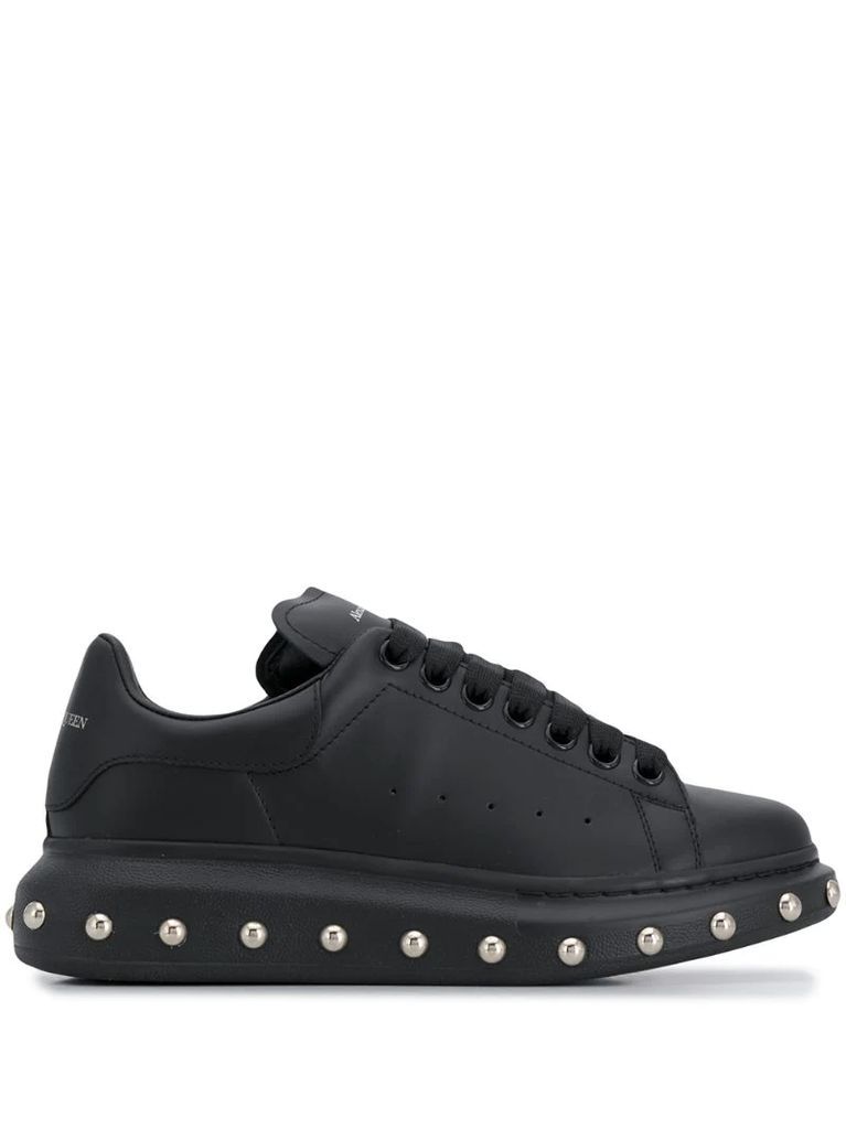 Oversized studded sneakers