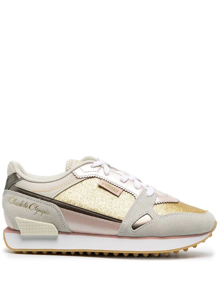 x Charlotte Olympia Mile Rider trainers