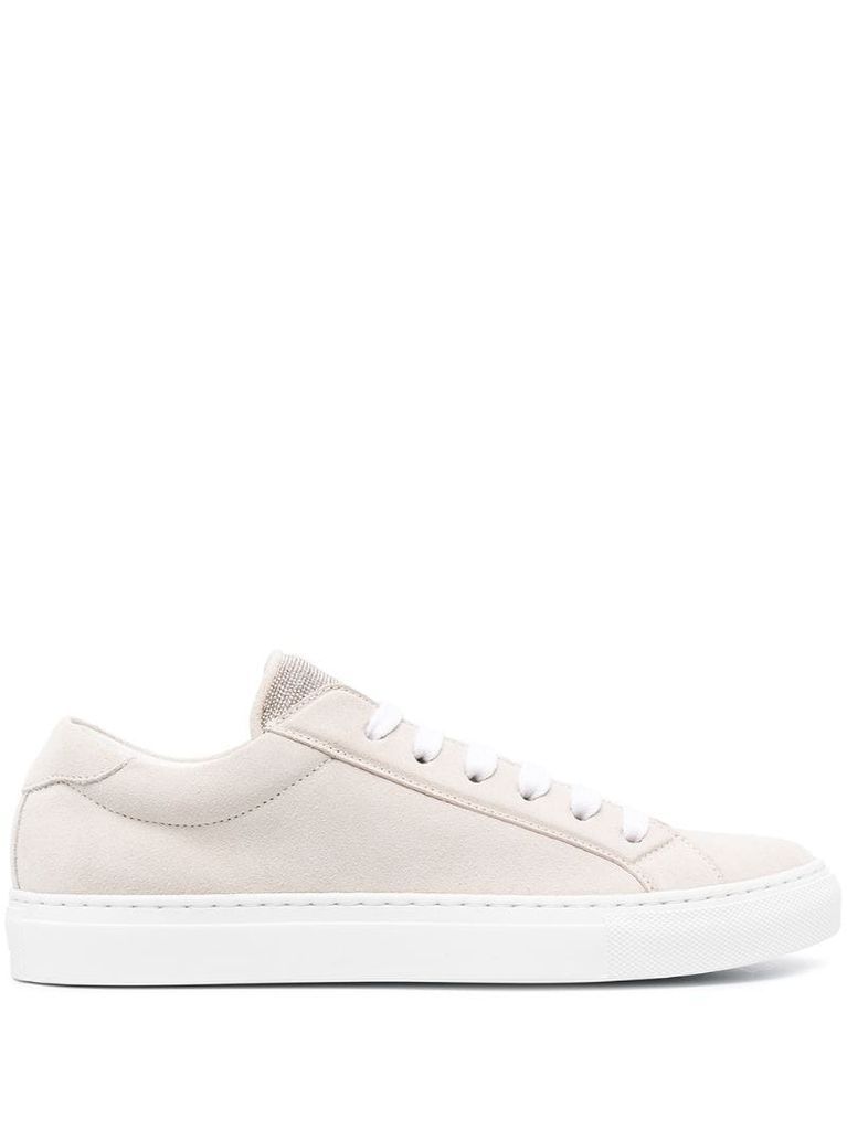 Monili chain-embellished low-top sneakers