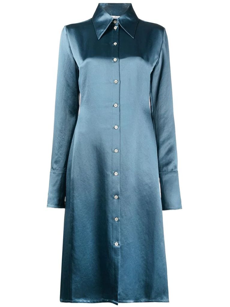 fitted shirt dress
