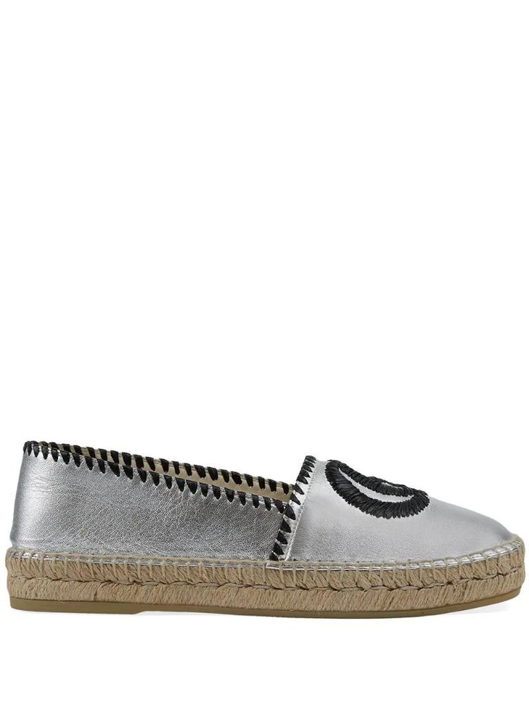 embroidered GG espadrilles