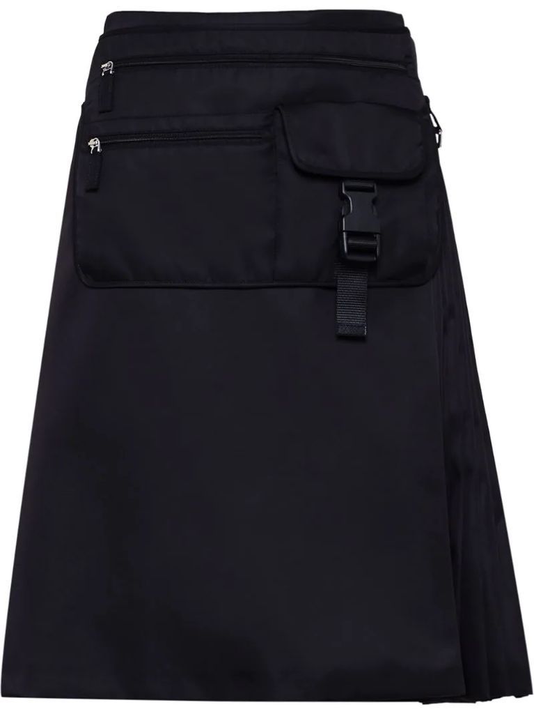 multi-pocket belt bag skirt