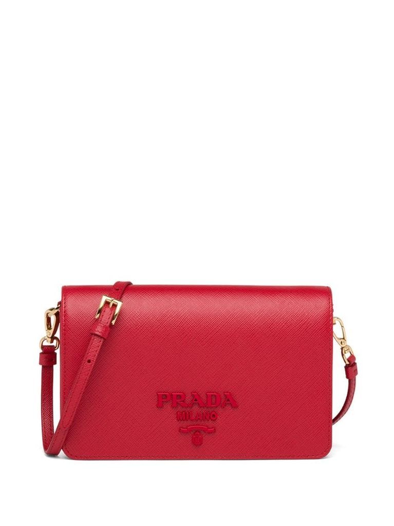 Saffiano leather mini-bag